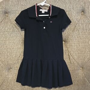 Girls 4/5 Tommy Hilfiger Dark Blue Kids Polo Dress